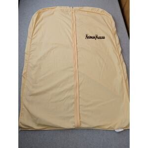 Neiman Marcus Cloth Garment Dust Bag Yellow Cream Suit Dress Travel 42x28 USA